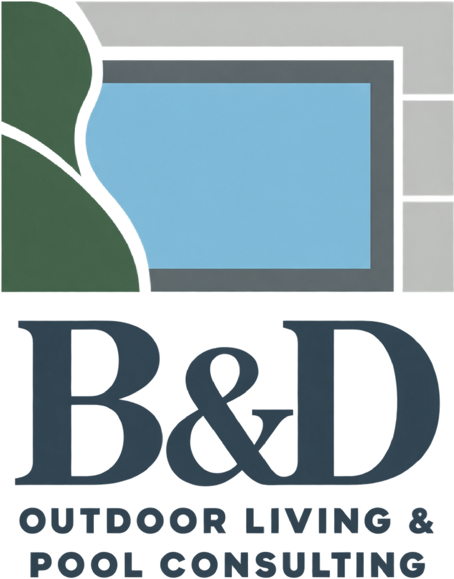 B&D Outdoor Living & Pool Consulting logo